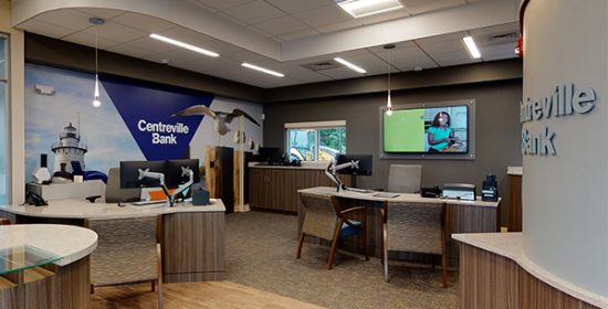 Solidus designed and built a new bank branch for Centreville Bank in Warwick, Rhode Island.