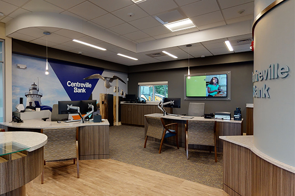 Solidus designed and built a new bank branch for Centreville Bank in Warwick, Rhode Island.